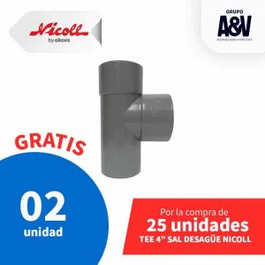 TEE 4X4 DESAGUE NICOLL
