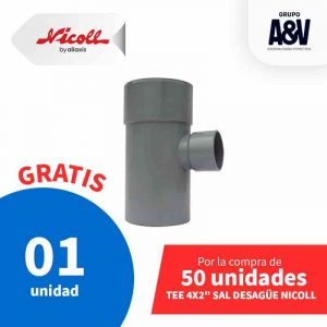 tee 4x2 desague nicoll